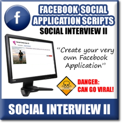 Product picture Facebook Social Interview II - Viral Facebook Application